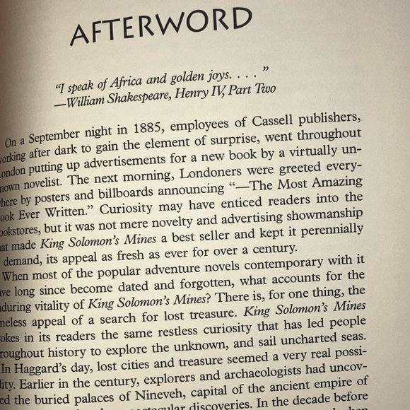 Book: King Solomon’s Mines by H. Rider Haggard leather bound - Picture 15 of 16